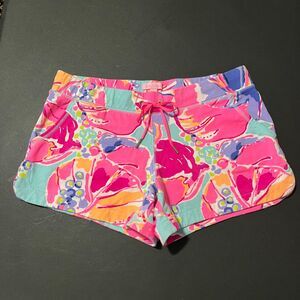 Lilly Pulitzer Vina Jam Out Women's Drawstring Shorts Size Medium